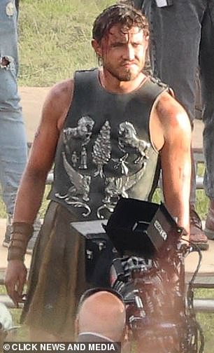 Paul Mescal Spotted Filming Gory Battle Scenes for “Gladiator 2” in East Sussex, England