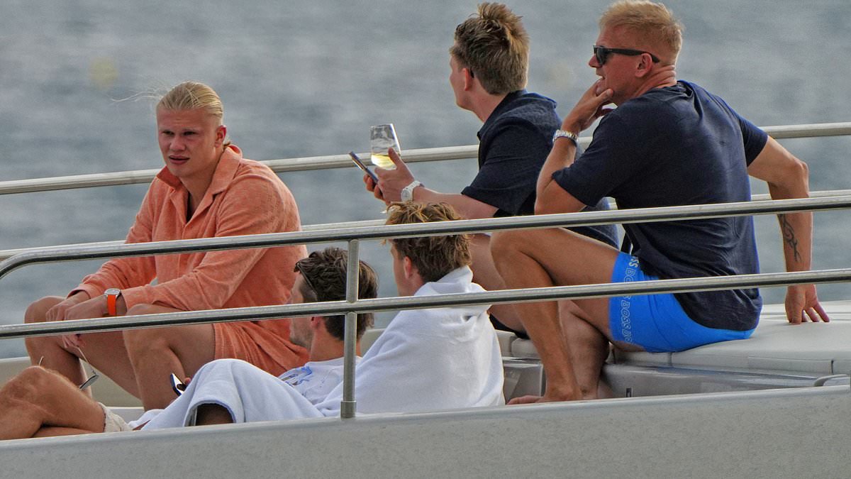 Erling Haaland enjoys relaxing vacation in Saint-Tropez after impressive season with Manchester City