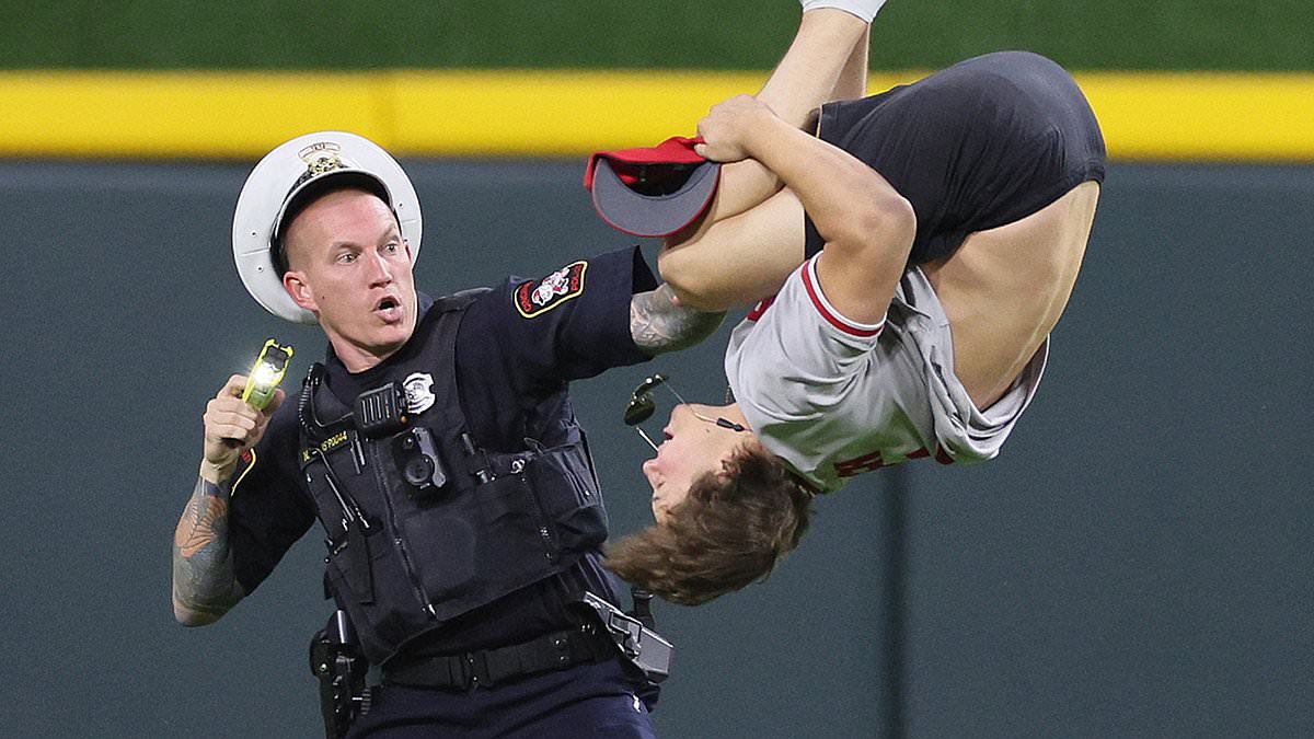 Overzealous Reds Fan Stuns Crowd with Backflip Before Being Tased by Cincinnati Police at Great American Ball Park