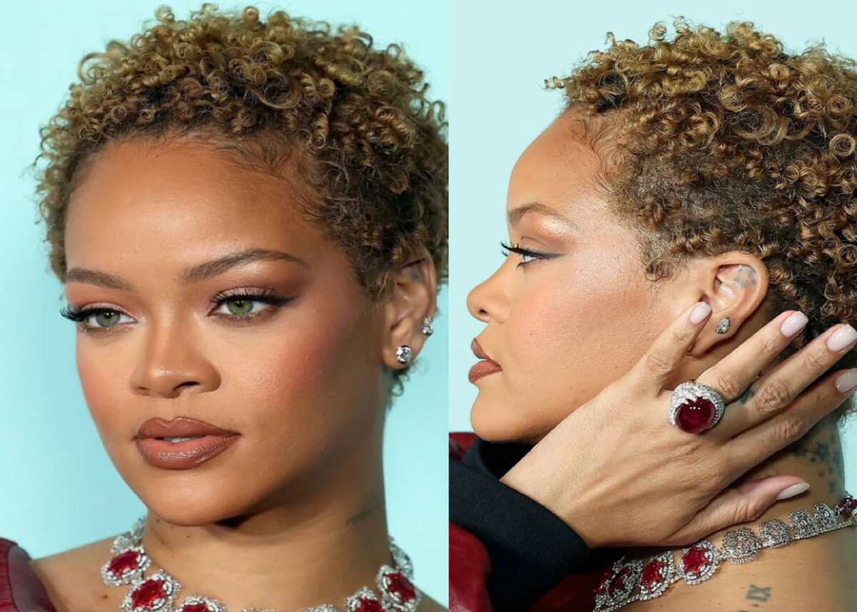 Effortlessly Chic Rihanna Turns Heads in NYC with Bold Fashion Choices and Natural Hair Reveal