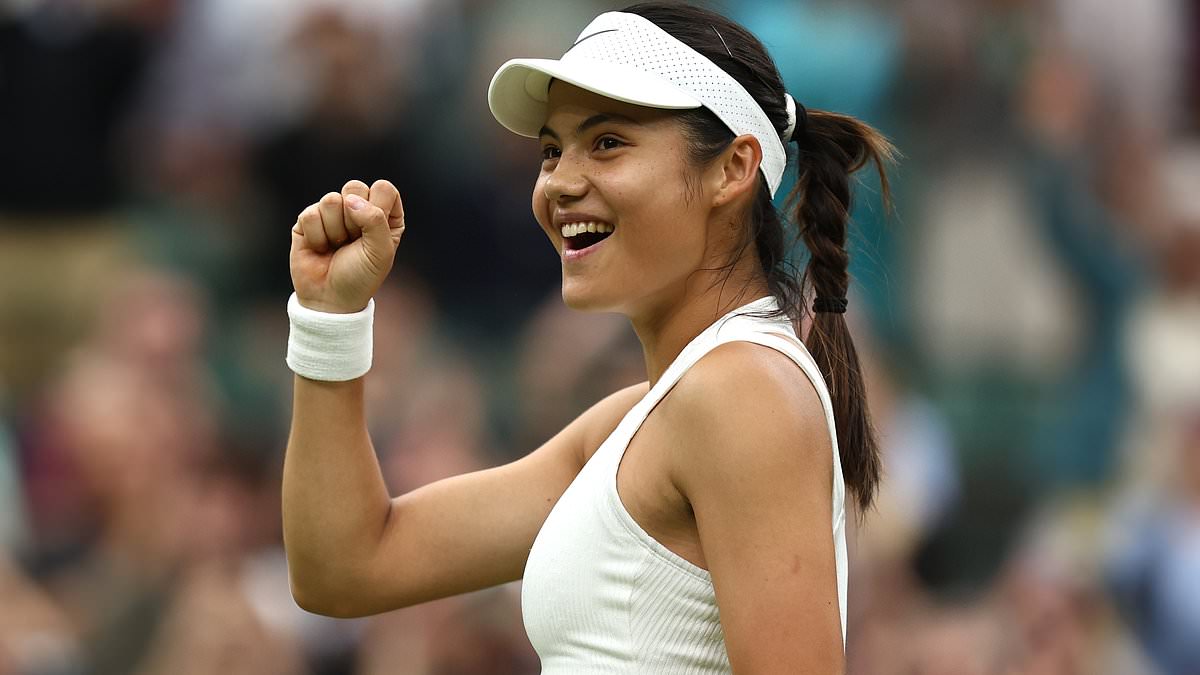 Emma Raducanu Dominates Elise Mertens at Wimbledon in Straight Sets to Advance to Third Round