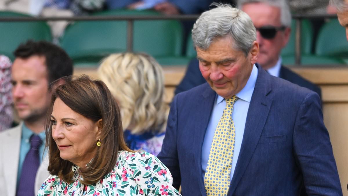 Carole and Michael Middleton Attend Wimbledon, Exuding Happiness Despite Princess Kate’s Cancer Treatment, Seen Enjoying Tennis Action in London