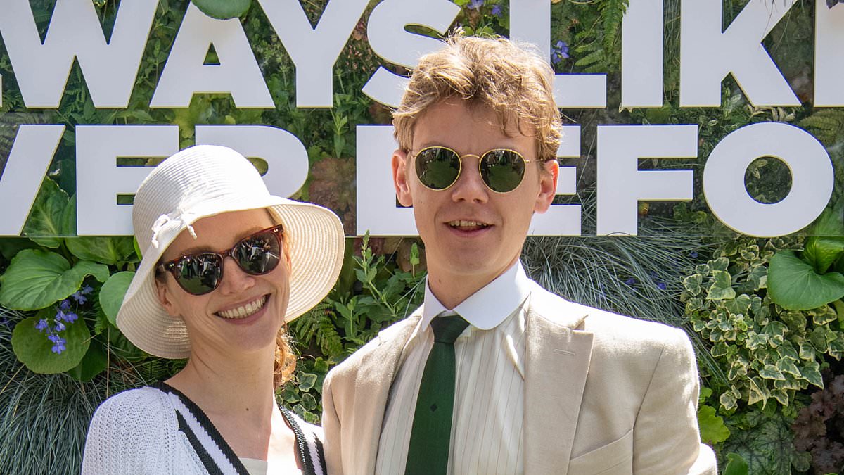 Talulah Riley and Thomas-Brodie Sangster Grace Wimbledon in Elegant Tennis Attire, Leading Celebrities in South West London