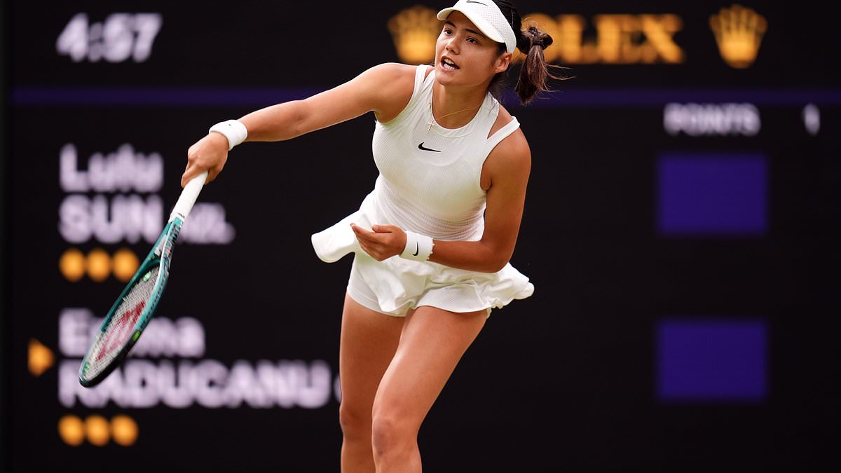 Emma Raducanu Overcomes Early Struggles to Secure a Thrilling Victory Against Lulu Sun at Wimbledon