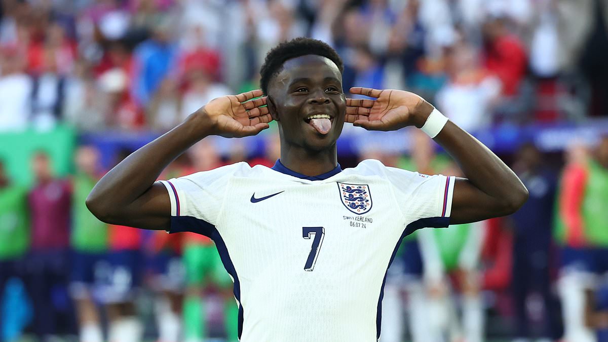 Bukayo Saka Shines as England Triumphs, Secures Euro 2024 Semi-Finals Spot with Heroic Display in Weimar