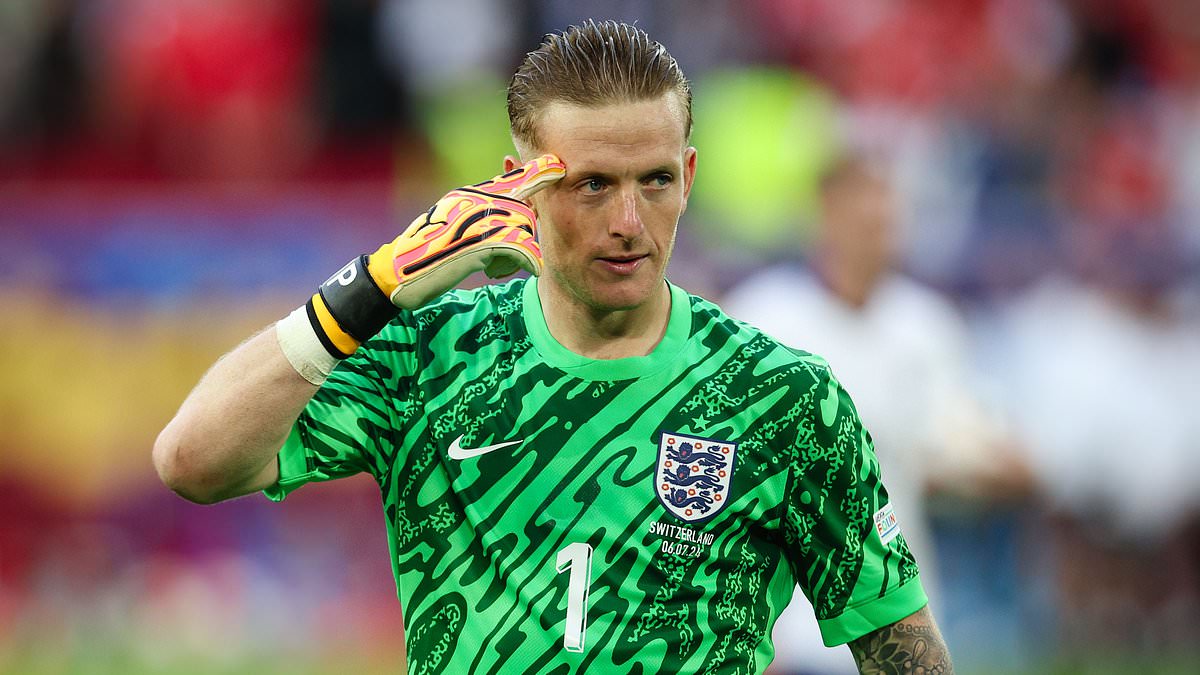 Jordan Pickford masterfully controls chaos as England’s goalkeeper hero in Euro 2024 showdown in Dusseldorf