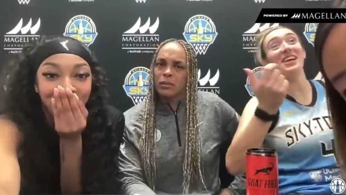 Angel Reese Expresses Shock as Private Conversation Interrupts Record-Breaking Press Conference in Chicago Sky’s Post-Game Event