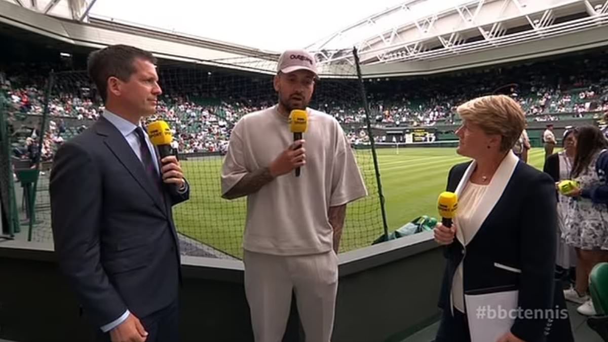 Australian Tennis Star Nick Kyrgios Calls Out BBC Commentator Andrew Castle for “Unsavory” Remarks During Wimbledon Match