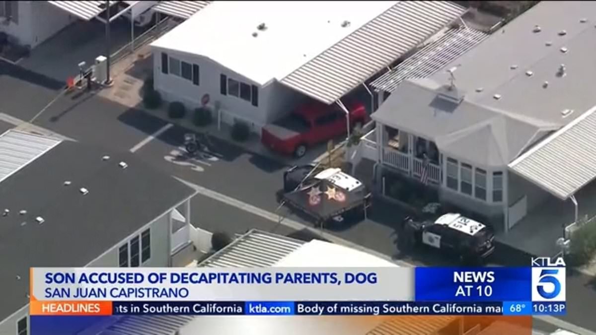 Son Allegedly Kills and Decapitates Elderly Parents and Dog in Horrific San Juan Capistrano Incident