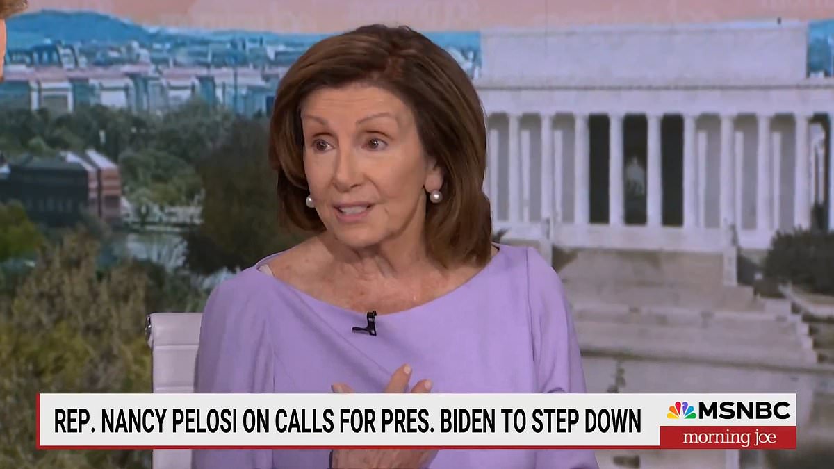 Democrats in Crisis as Pelosi and Obama Hold Emergency Talks on Biden’s Candidacy Amid Mounting Pressure and Internal Discord within the Party