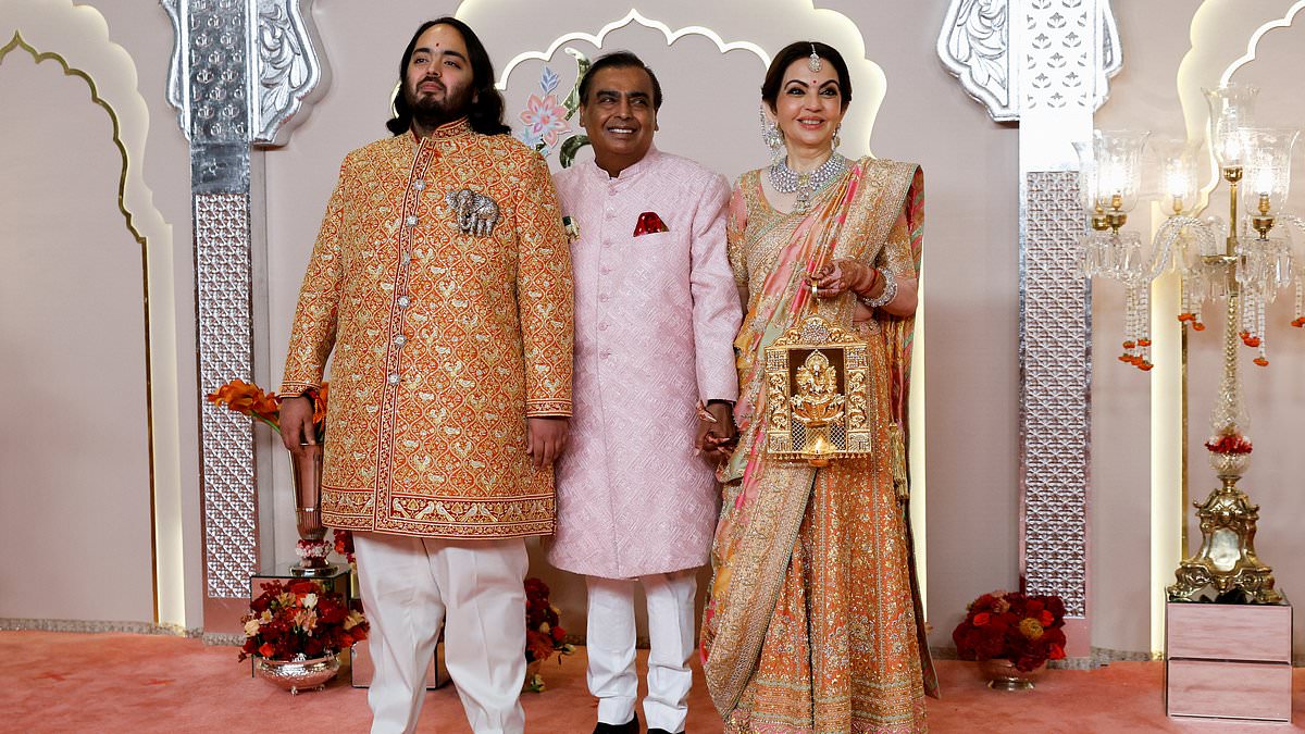 Anant Ambani Marries Radhika Merchant in a Lavish Ceremony at JIO World Convention Center in Mumbai