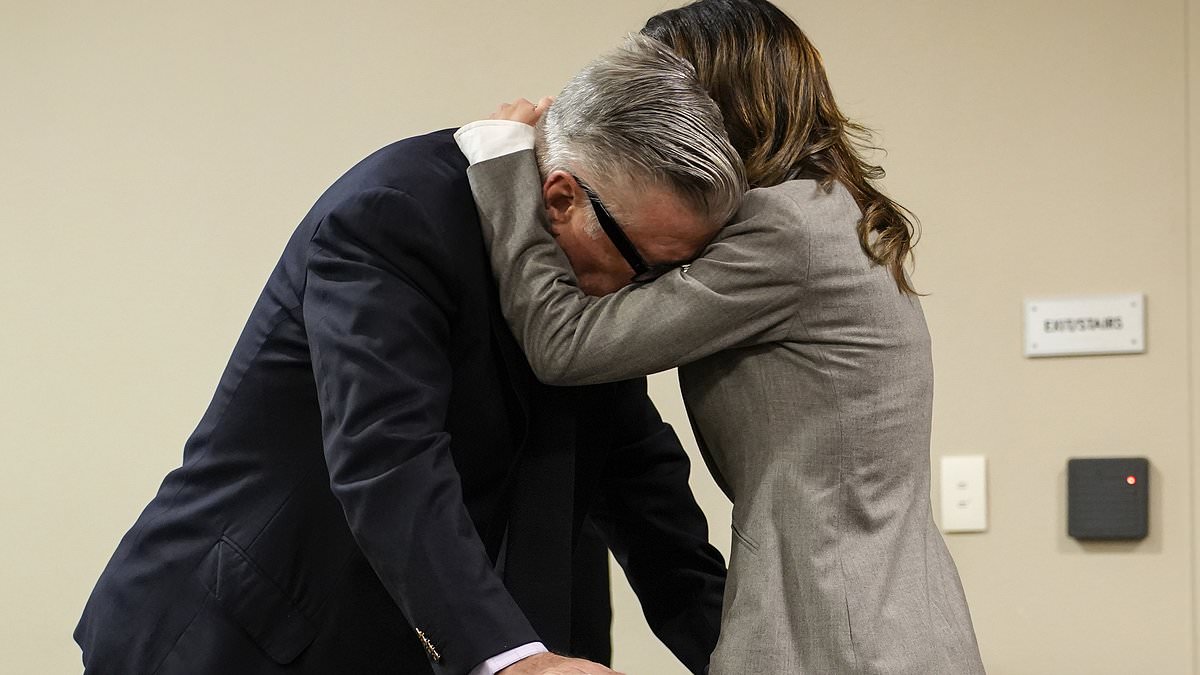 Alec Baldwin Overcome with Emotion as Involuntary Manslaughter Case is Dismissed in Santa Fe Courtroom