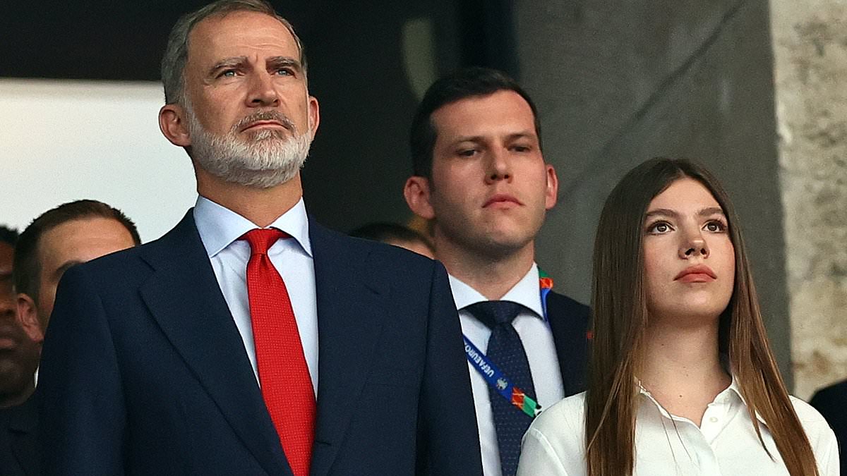 King Felipe and Princess Sofia Cheerfully Join Spanish Football Players in Celebrating Historic Euros Win Against England