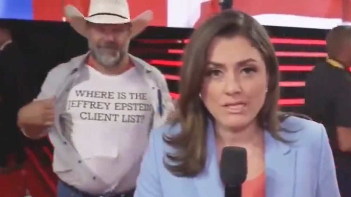 Intriguing T-Shirt Inquiry Disrupts DC Reporter’s Live Coverage at Republican National Convention, Raises Epstein Questions